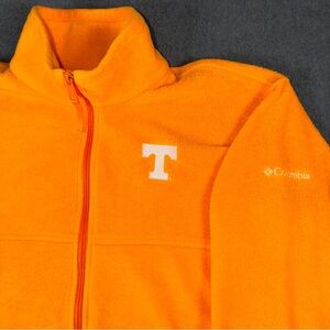 Vintage Orange Tennessee Vols Columbia Jacket, Fleece Size LG **READ DESCRIPTION